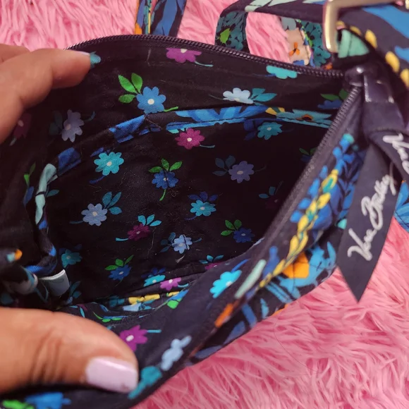 Vera Bradley Blue Floral Crossbody Bag - Picture 4 of 4